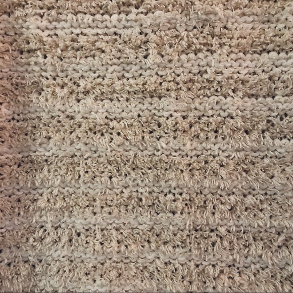 - Anthropologie white fluffy crew sweater - Picture 4 of 8